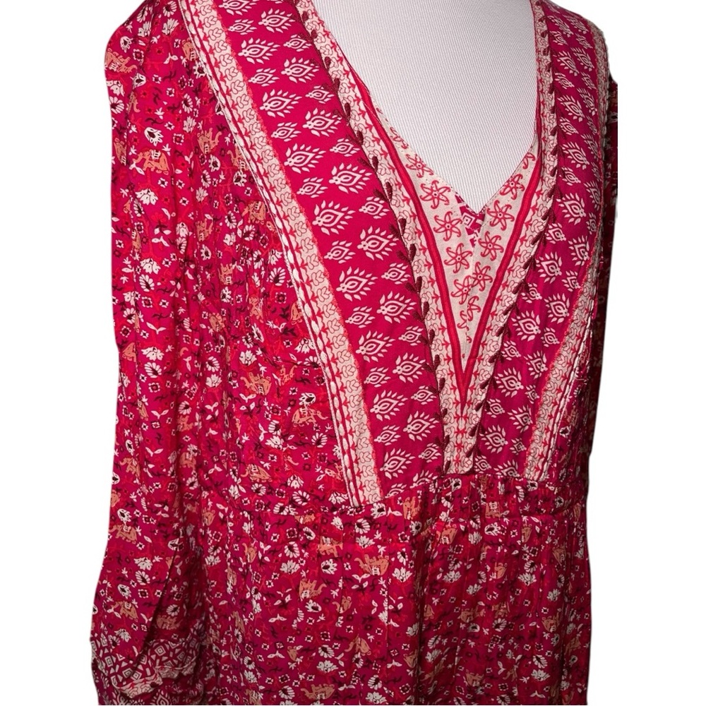 Maeve Isabel Floral Embroidered Pink Dress - Picture 5 of 11